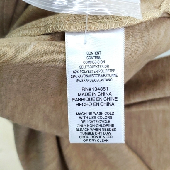 NEW Padded Shoulder Midi Dress WAYF XL in Sand - Picture 9 of 10